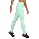 Load image into Gallery viewer, Mint Green High Waist Leggings
