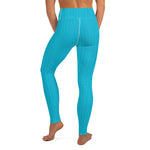 Load image into Gallery viewer, Lagoon Blue High Waist Leggings
