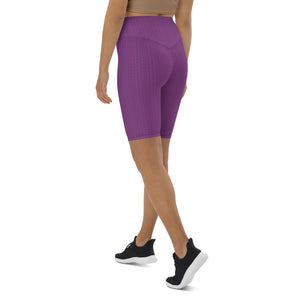 Dahlia Purple Biker Shorts