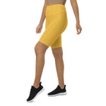 Load image into Gallery viewer, Daffodil Yellow Biker Shorts
