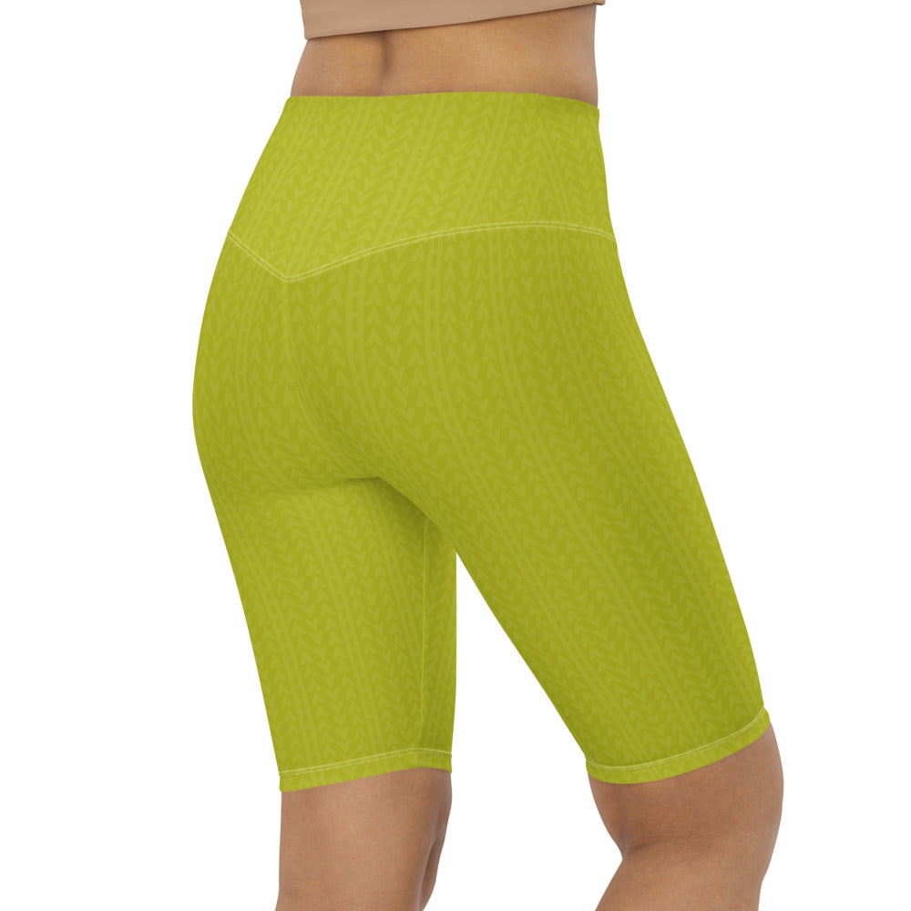 Lime Green Biker Shorts