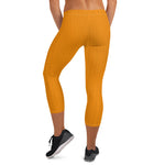 Load image into Gallery viewer, Tiger Tangerine Low Waist Capri
