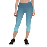 Load image into Gallery viewer, Arctic Sky Ombre Low Waist Capri - HAVAH
