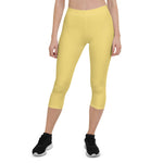 Load image into Gallery viewer, Daisy Yellow Low Waist Capri
