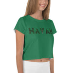 Load image into Gallery viewer, Amazon Green Crop Tee
