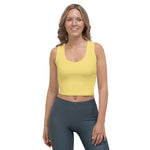 Load image into Gallery viewer, Daisy Yellow Crop Top
