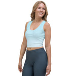 Load image into Gallery viewer, Arctic Ice Ombre Crop Top - HAVAH
