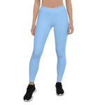 Load image into Gallery viewer, Sky Blue Low Waist Leggings
