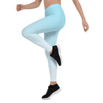 Load image into Gallery viewer, Arctic Ice Ombre Low Waist Leggings - HAVAH
