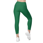 Load image into Gallery viewer, Amazon Green High Waisted Leggings with Pockets
