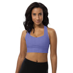 Load image into Gallery viewer, Lavender Bloom Longline Sports Bra
