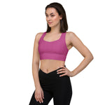 Load image into Gallery viewer, Rose Zing Longline Sports Bra

