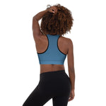 Load image into Gallery viewer, Arctic Sea Ombre Padded Sports Bra - HAVAH
