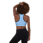 Load image into Gallery viewer, Sky Blue Padded Sports Bra
