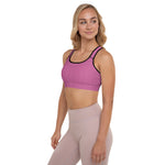 Load image into Gallery viewer, Fuchsia Bloom Padded Sports Bra
