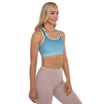 Load image into Gallery viewer, Arctic Sky Ombre Padded Sports Bra - HAVAH
