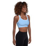 Load image into Gallery viewer, Sky Blue Padded Sports Bra
