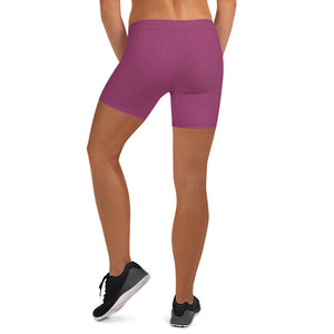 Hibiscus Purple Low Waist Shorts