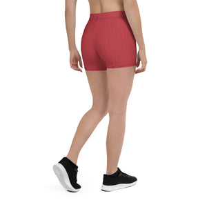 Strawberry Red Low Waist Shorts