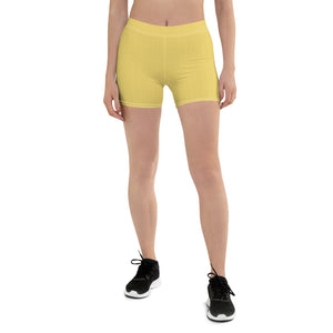 Daisy Yellow Low Waist Shorts