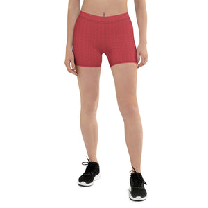 Strawberry Red Low Waist Shorts