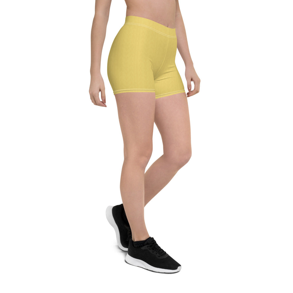 Daisy Yellow Low Waist Shorts