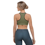 Load image into Gallery viewer, Olive Green Sports Bra
