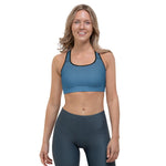 Load image into Gallery viewer, Arctic Sea Ombre Sports bra - HAVAH
