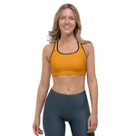 Load image into Gallery viewer, Tiger Tangerine Sports Bra
