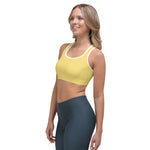 Load image into Gallery viewer, Daisy Yellow Sports Bra
