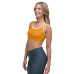 Load image into Gallery viewer, Tiger Tangerine Sports Bra
