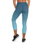 Load image into Gallery viewer, Arctic Sky Ombre High Waist Capri - HAVAH
