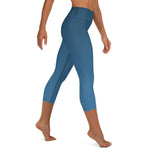 Load image into Gallery viewer, Arctic Sea Ombre High Waist Capri - HAVAH
