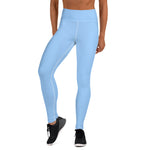 Load image into Gallery viewer, Sky Blue High Waist Leggings
