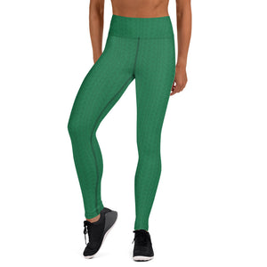 Amazon Green High Waist Yoga Leggings