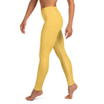 Load image into Gallery viewer, Samoa Yellow High Waist Yoga Leggings
