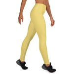 Load image into Gallery viewer, Daisy Yellow High Waist Leggings
