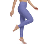 Load image into Gallery viewer, Lavender Bloom High Waist Yoga Leggings

