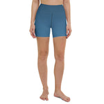 Load image into Gallery viewer, Arctic Sea Ombre High Waist Shorts - HAVAH
