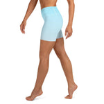 Load image into Gallery viewer, Arctic Ice Ombre High Waist Shorts - HAVAH

