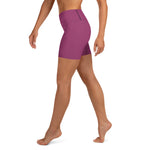 Load image into Gallery viewer, Hibiscus Purple High Waist Shorts
