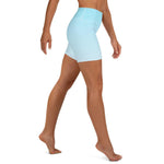 Load image into Gallery viewer, Arctic Ice Ombre High Waist Shorts - HAVAH
