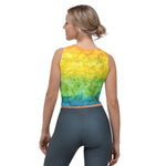 Load image into Gallery viewer, Rainbow Crop Top
