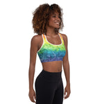 Load image into Gallery viewer, Rainbow Padded Sports Bra
