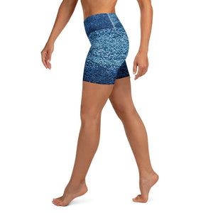 Azure High Waist Shorts - HAVAH