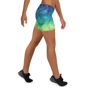 Rainbow Low Waist Shorts